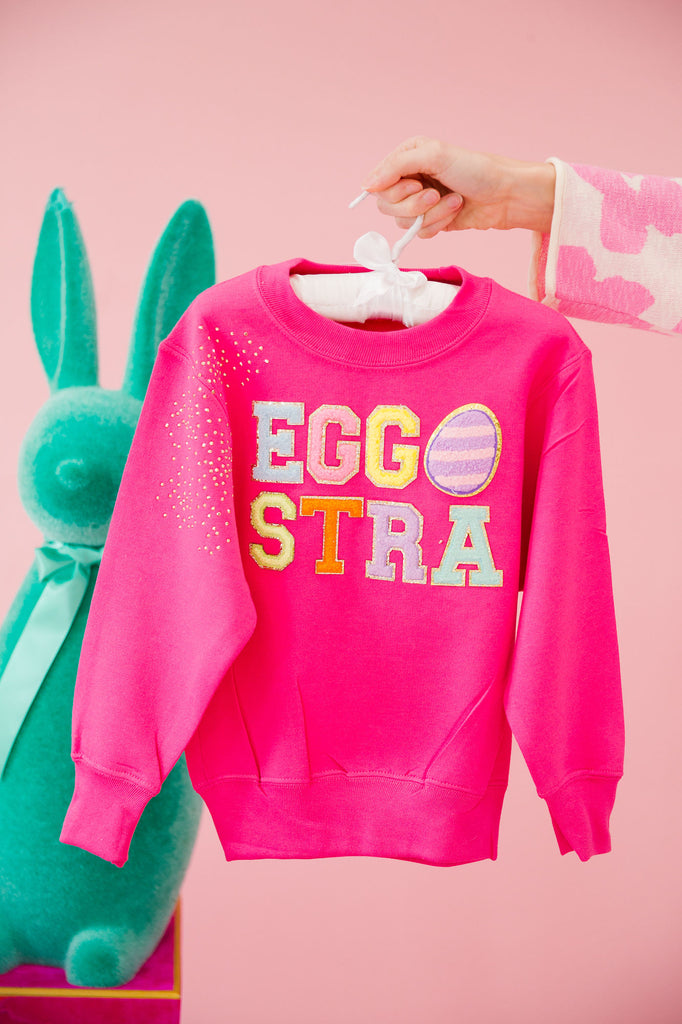 MINI KIDS EGGSTRA PINK PULLOVER PULLOVER Judith March