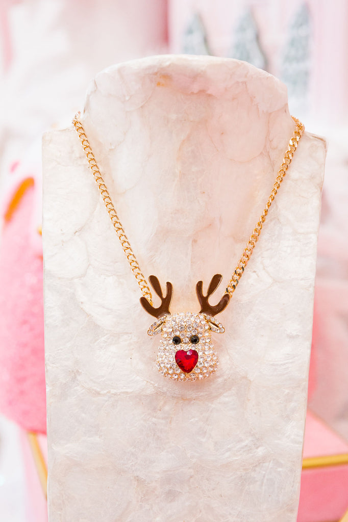 RUDOLPH BEJEWELED NECKLACE NECKLACE Judith March   