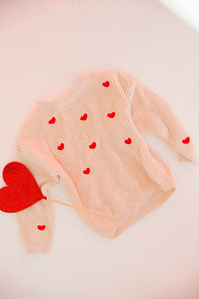 MINI KIDS HEART TO HEART SWEATER SWEATER Judith March