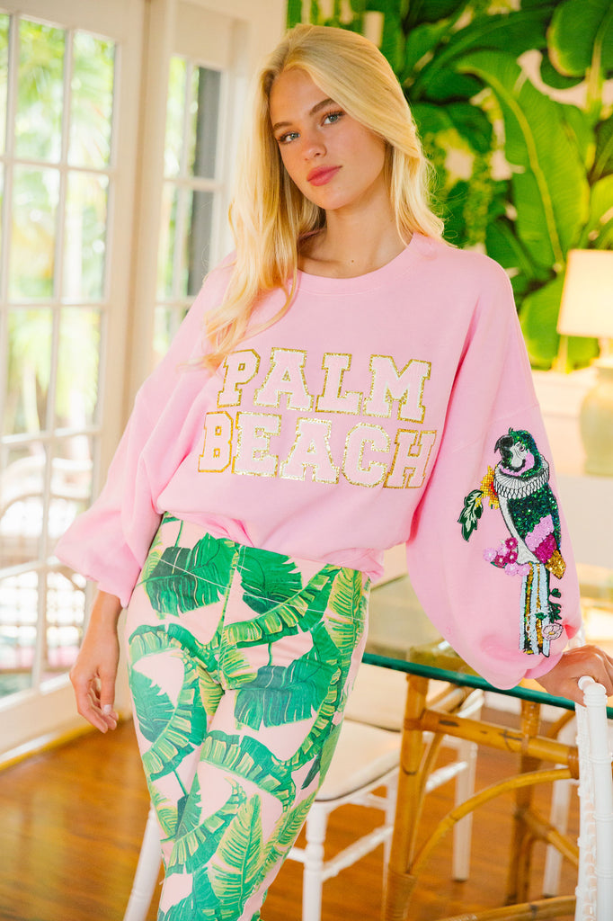 PALM BEACH PINK PULLOVER PULLOVER Judith March