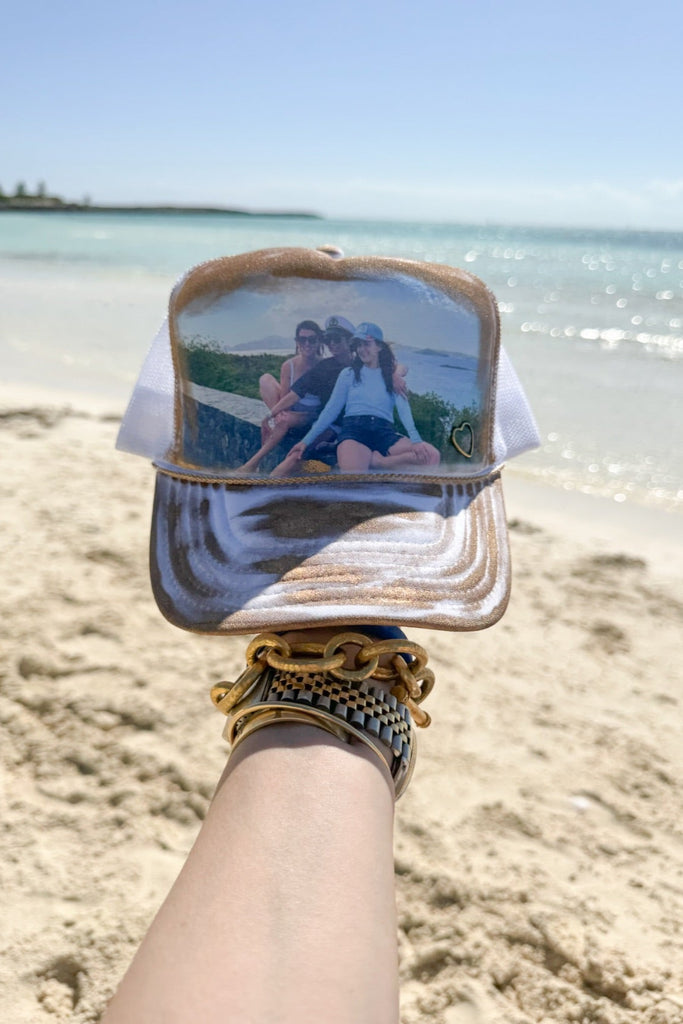 CUSTOM PHOTO TRUCKER HAT HAT Judith March