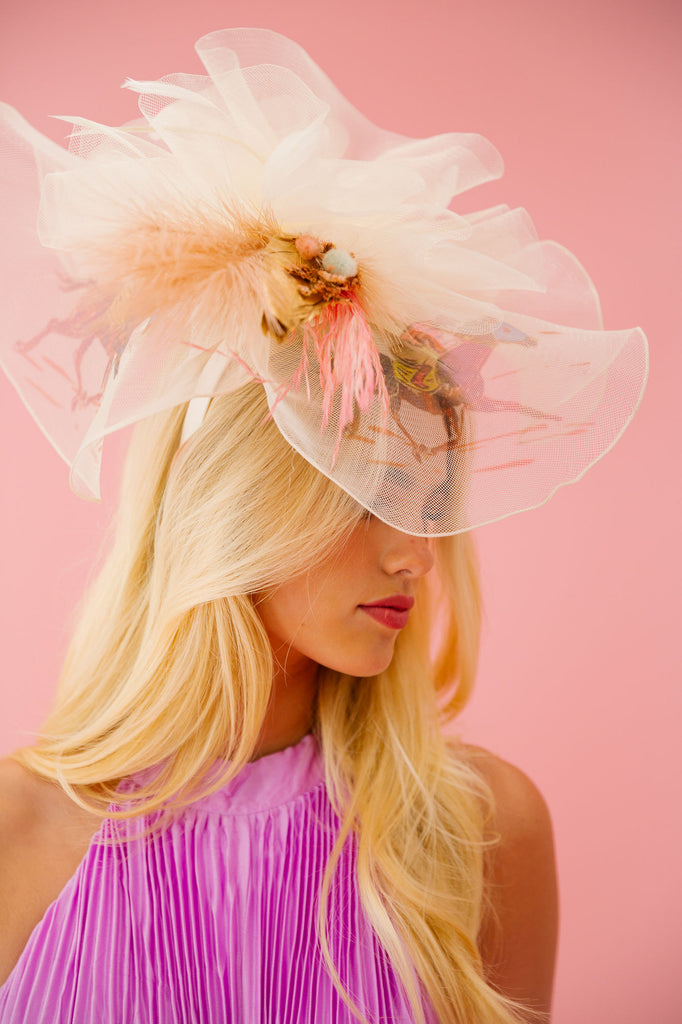 RACE SEASON FASCINATOR FASCINATOR Judith March