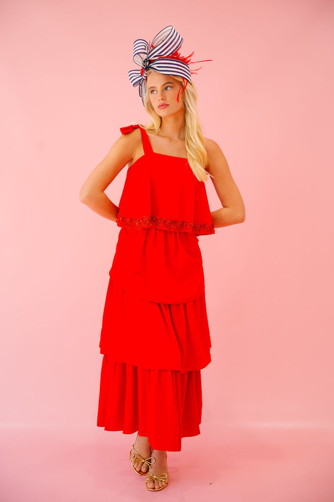 RED BOW DRESS DRESS Judith March   