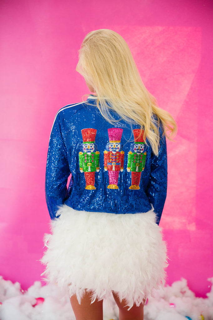 NUTCRACKER ROYAL SEQUIN JACKET JACKET Judith March   