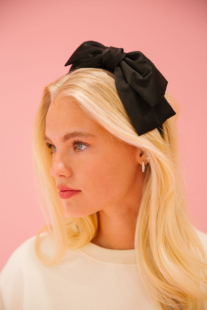 BLACK BOW HEADBAND Headband Judith March   