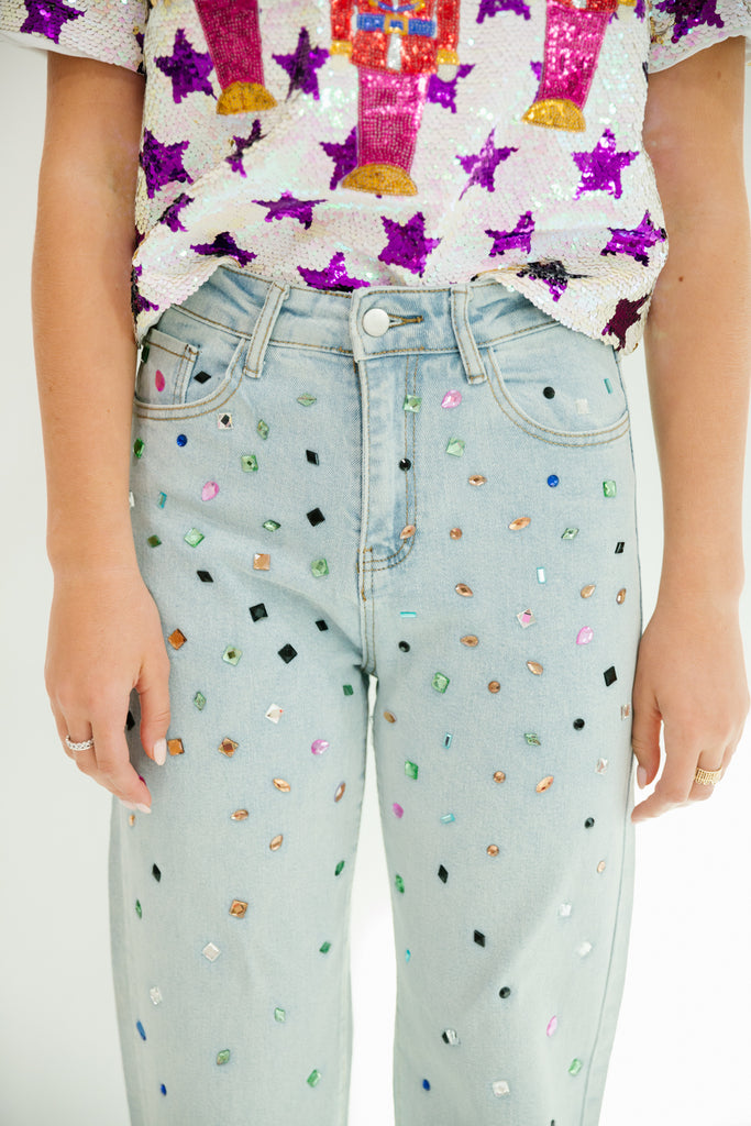 STUDDED JEANS JEAN Judith March COLORFUL SMALL 