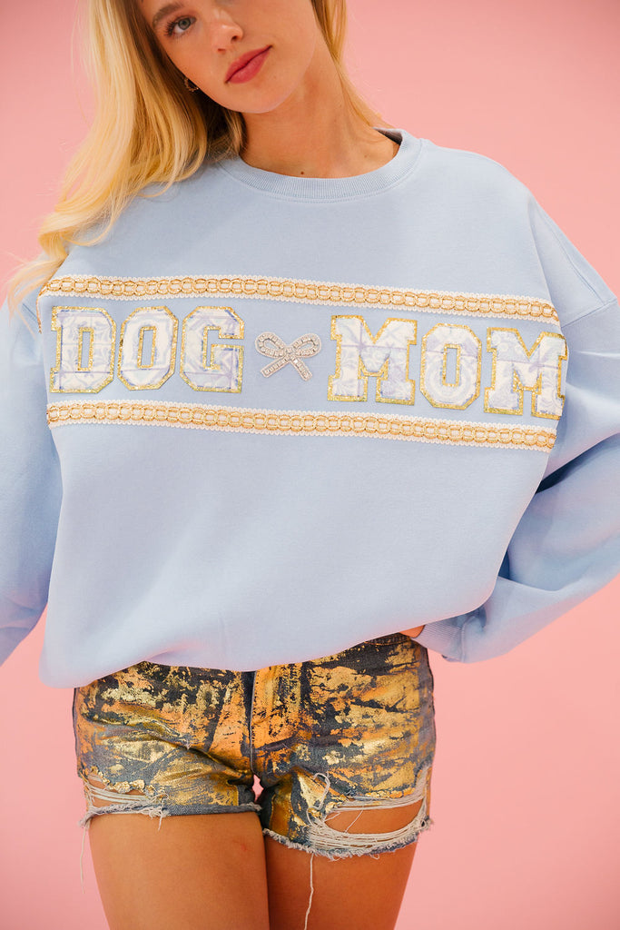 DOG MOM BLUE RIBBON PULLOVER pullover Judith March   