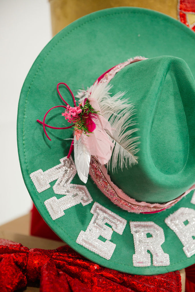 MERRY GREEN RANCHER HAT HAT Judith March   