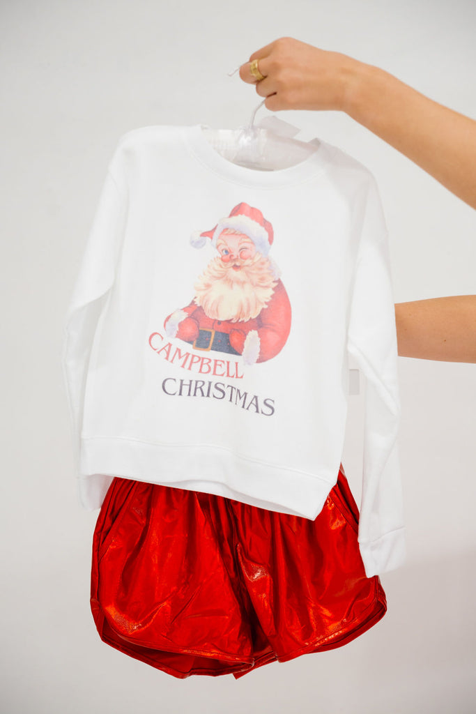 MINI KIDS CUSTOM JOLLY SANTA PULLOVER PULLOVER Judith March   