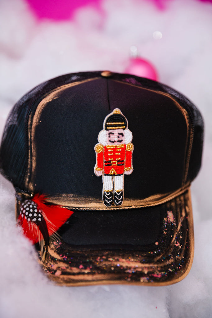 NUTCRACKER BLACK TRUCKER HAT HAT Judith March   