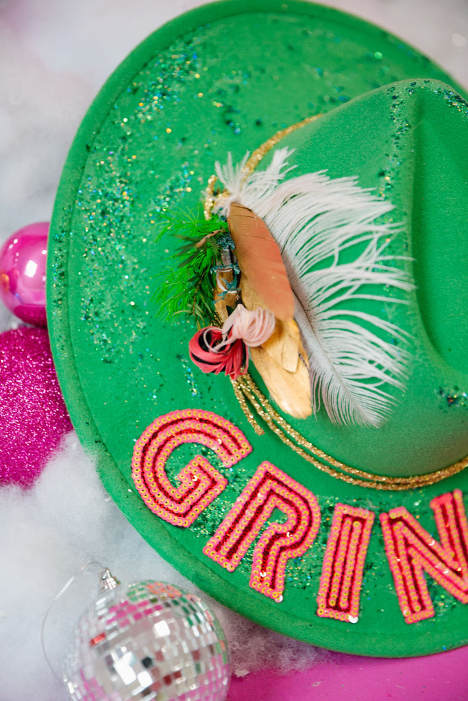 GRINCHY GREEN RANCHER HAT HAT Judith March   