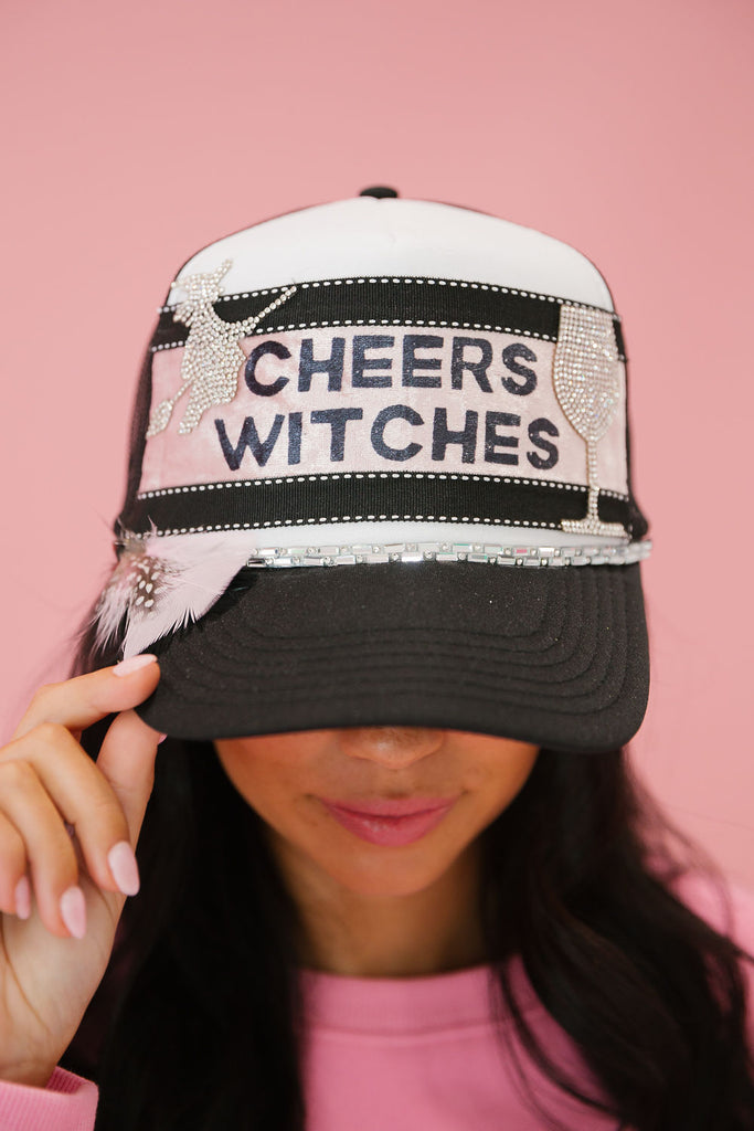 CHEERS WITCHES TRUCKER HAT TRUCKER HAT Judith March   