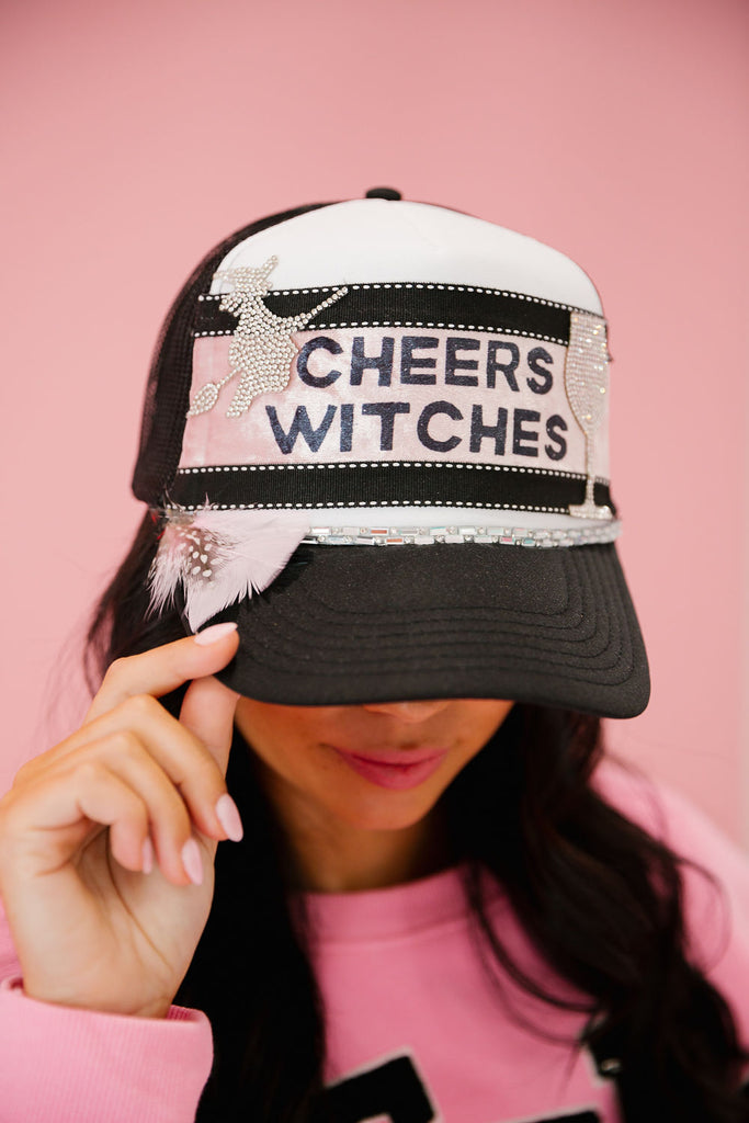 CHEERS WITCHES TRUCKER HAT TRUCKER HAT Judith March   