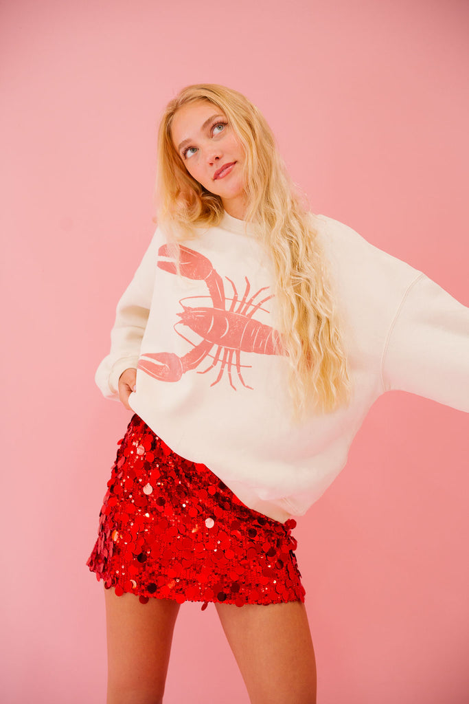 LOBSTER CREAM PULLOVER pullover Judith March   