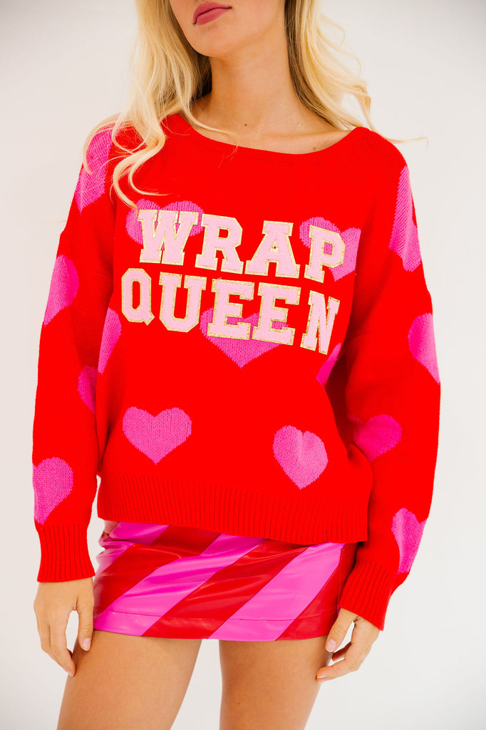 WRAP QUEEN HEART SWEATER SWEATER Judith March   