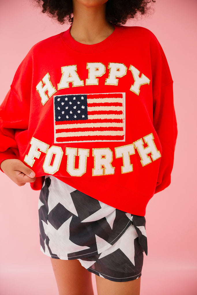 HAPPY FOURTH PULLOVERS pullover Judith March   