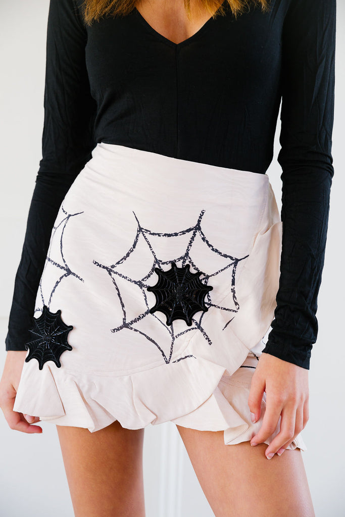 SPIDER GIRL RUFFLED SKIRT SKIRT Judith March   