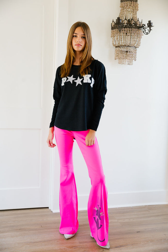 SCAREDY CAT PINK FLARES FLARES Judith March   