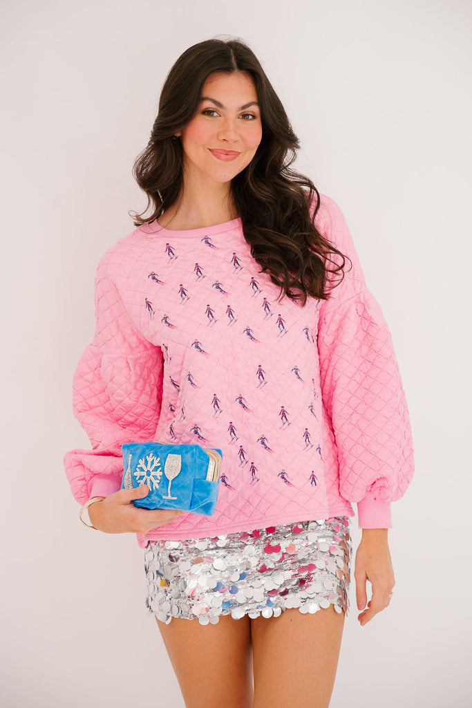 SKI SEASON QUILTED PULLOVER PULLOVER Judith March   