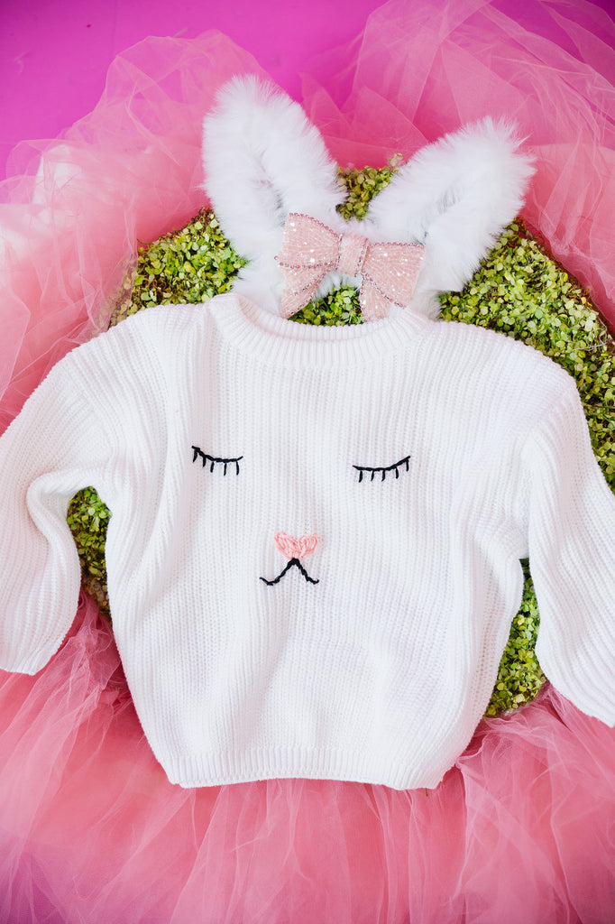 MINI KIDS BUNNY FACE SWEATER* SWEATER Judith March