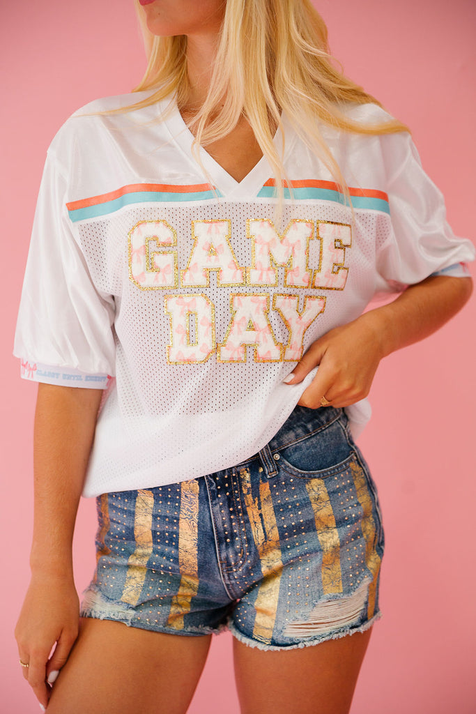 GAME DAY WHITE JERSEY jersey Judith March   