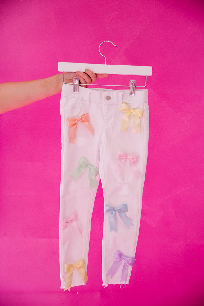 MINI KIDS PASTEL BOWS PANTS Pants Judith March