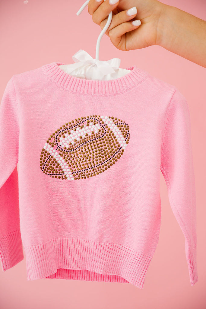 MINI KIDS FOOTBALL FEVER PINK SWEATER SWEATER Judith March   