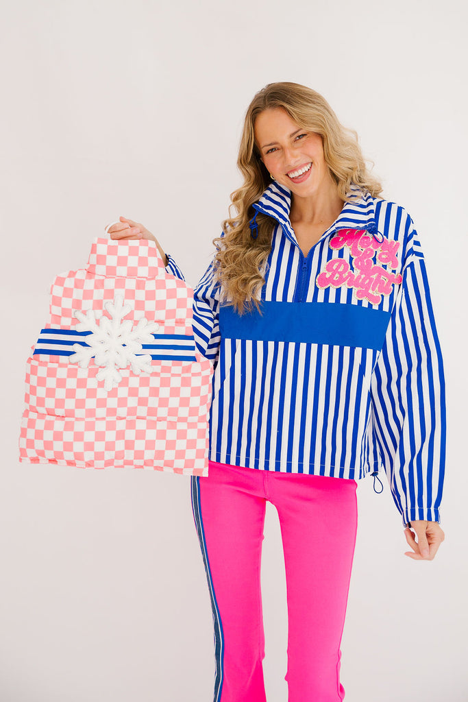 MERRY & BRIGHT STRIPED JACKET JACKET Judith March   