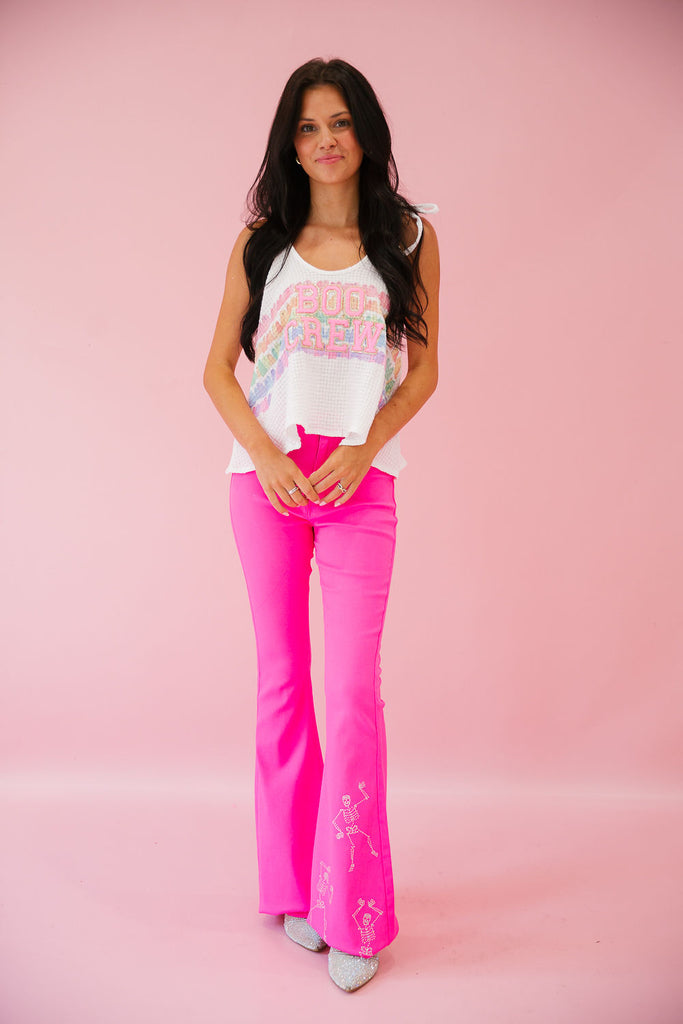 FEELING SPOOKY PINK FLARES FLARES Judith March   