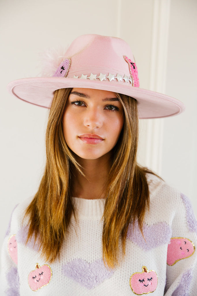 GIRLY GHOST PINK RANCHER HAT HAT Judith March   