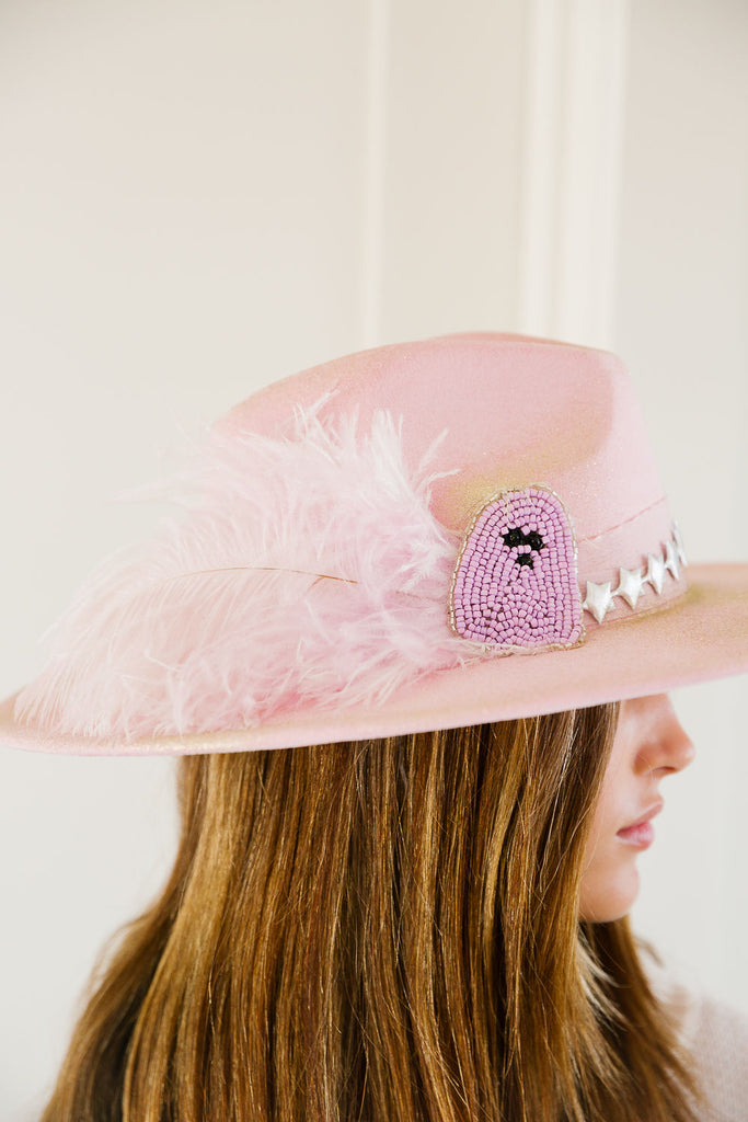 GIRLY GHOST PINK RANCHER HAT HAT Judith March   