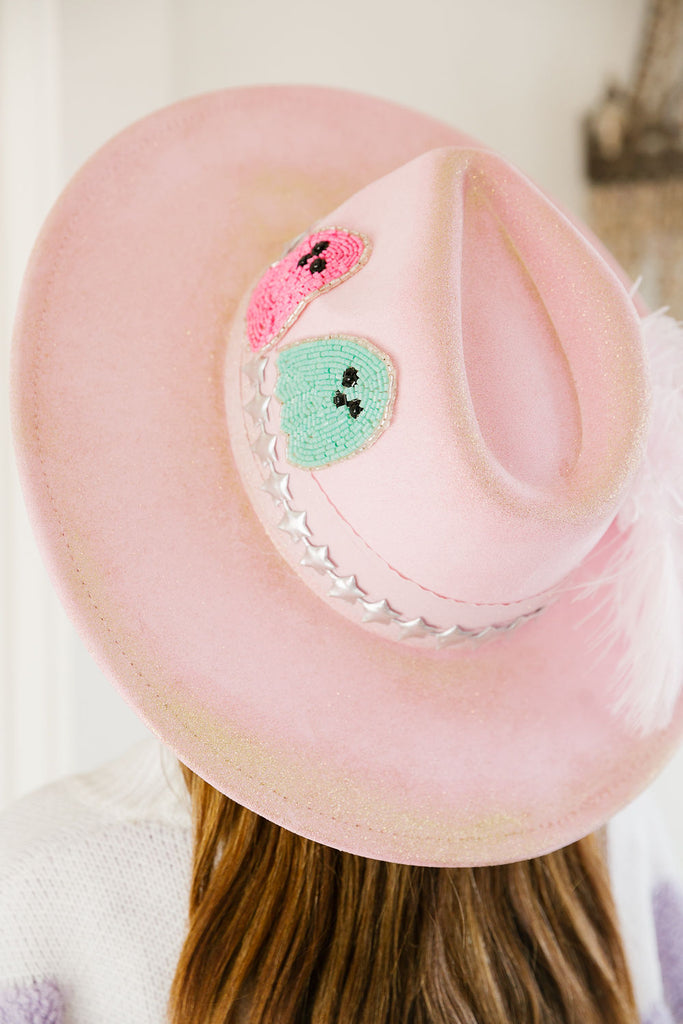 GIRLY GHOST PINK RANCHER HAT HAT Judith March   