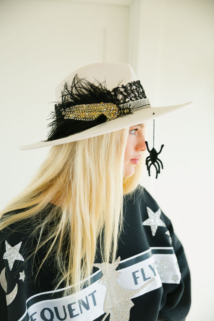 SPOOKY SPIDER RANCHER HAT HAT Judith March   