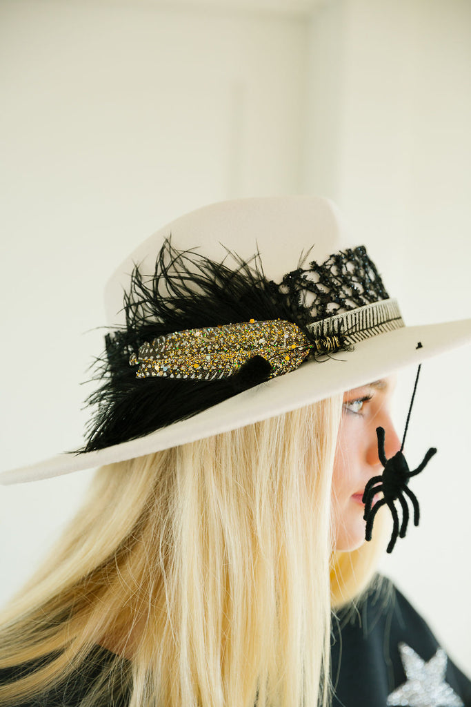 SPOOKY SPIDER RANCHER HAT HAT Judith March   