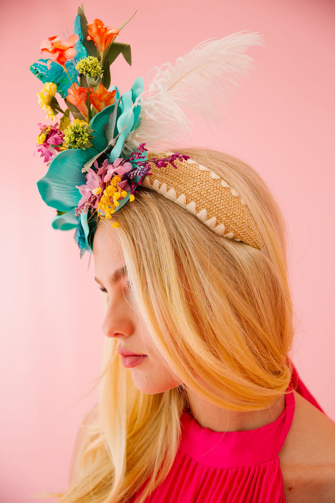 BUTTERFLY GARDEN FASCINATOR FASCINATOR Judith March