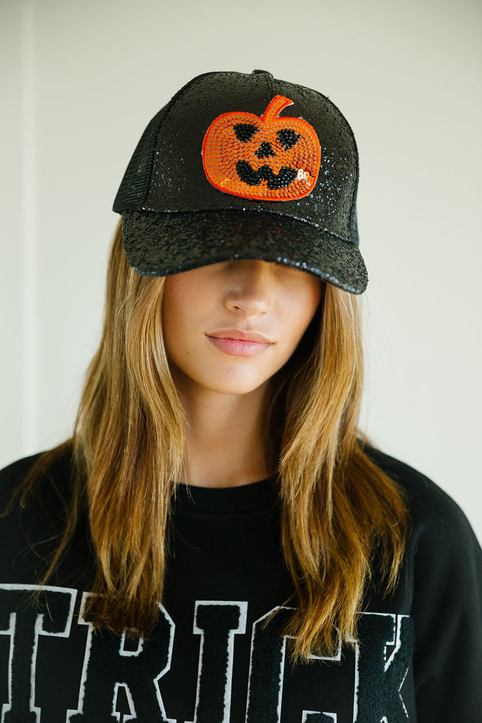 PUMPKIN PATCH GLITTER HAT HAT Judith March   