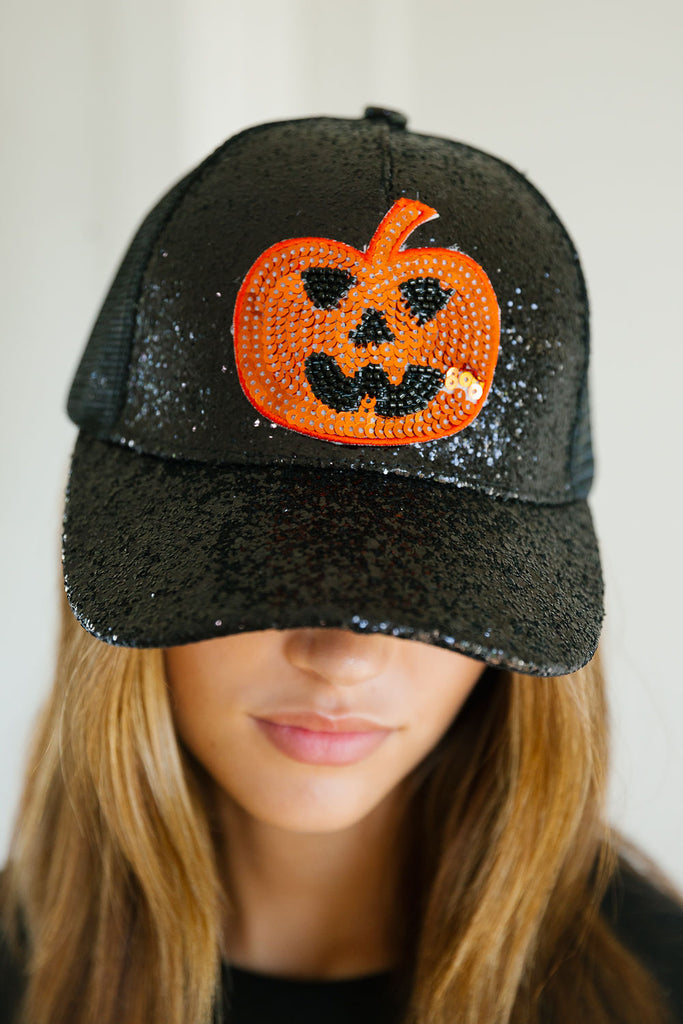 PUMPKIN PATCH GLITTER HAT HAT Judith March   