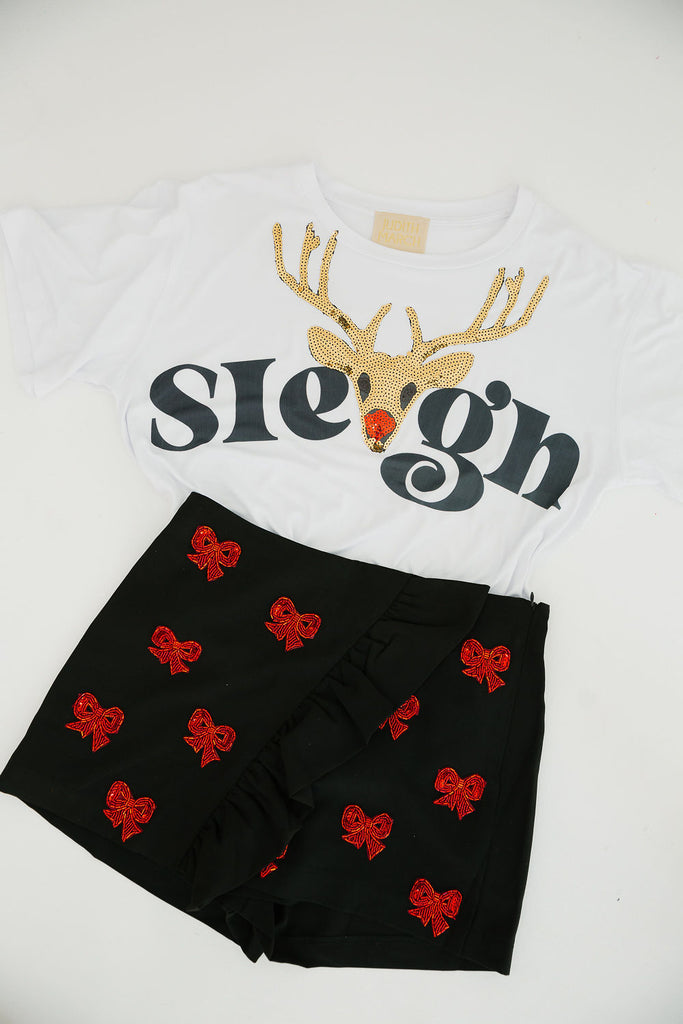 REINDEER SLEIGH TEE TEE Judith March   