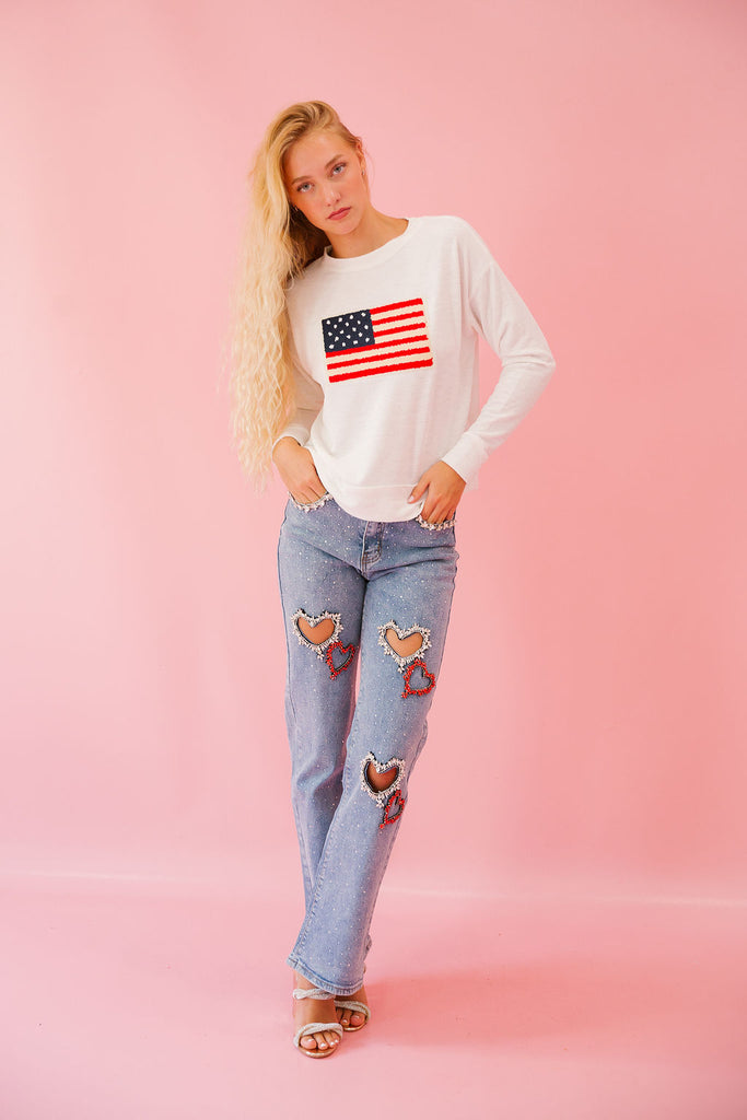 ALL AMERICAN HEART JEANS JEAN Judith March   