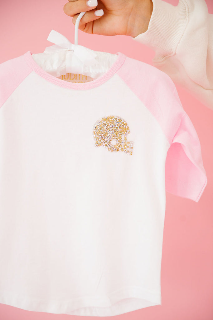 MINI KIDS END ZONE RAGLAN TEE TEE Judith March   