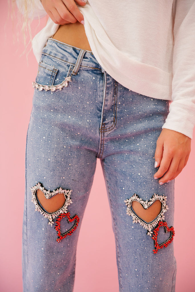 ALL AMERICAN HEART JEANS JEAN Judith March   