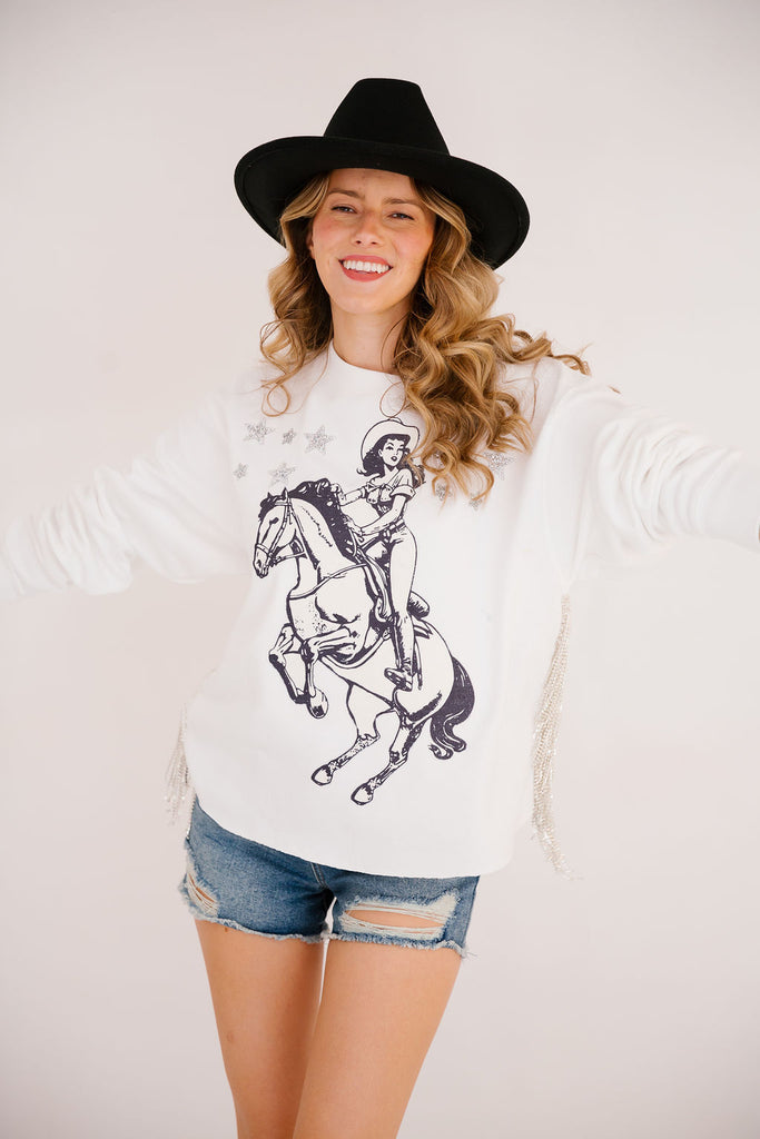 LONG LIVE COWGIRLS PULLOVER PULLOVER Judith March