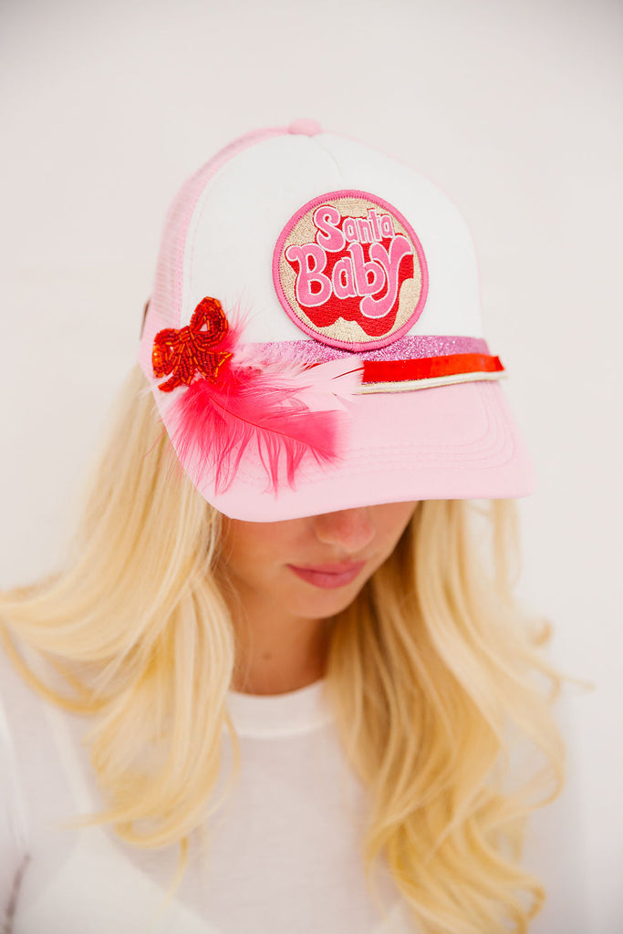 SANTA BABY TRUCKER HAT HAT Judith March   