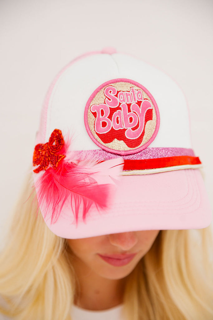 SANTA BABY TRUCKER HAT HAT Judith March   