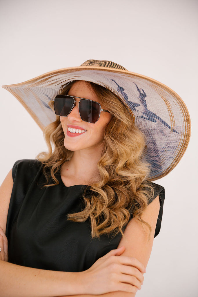 BEACH COWGIRL SUN HAT RANCHER HAT Judith March