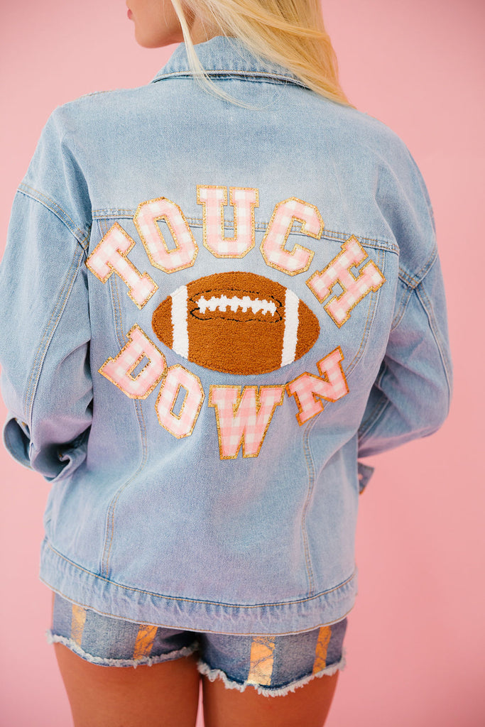 TOUCHDOWN SEASON DENIM JACKET JACKET Judith March   