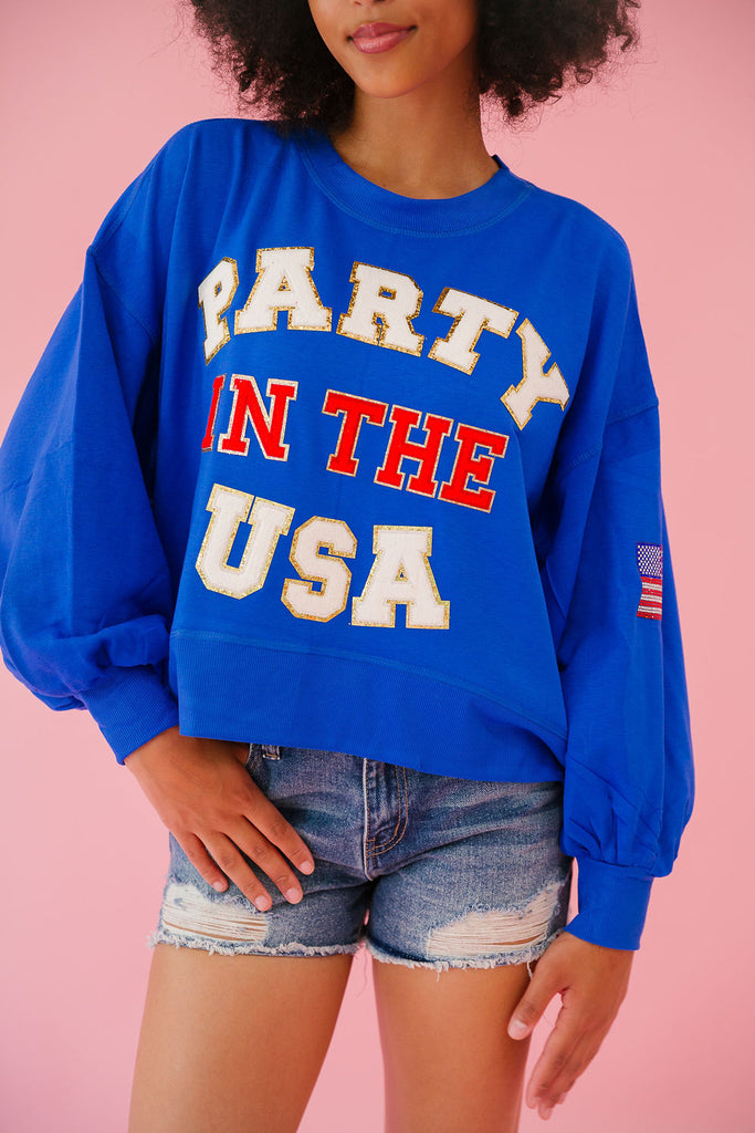 PARTY IN THE USA ROYAL PULLOVER pullover Judith March   