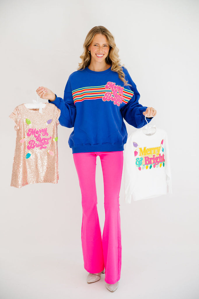 MERRY & BRIGHT ROYAL PULLOVER PULLOVER Judith March   