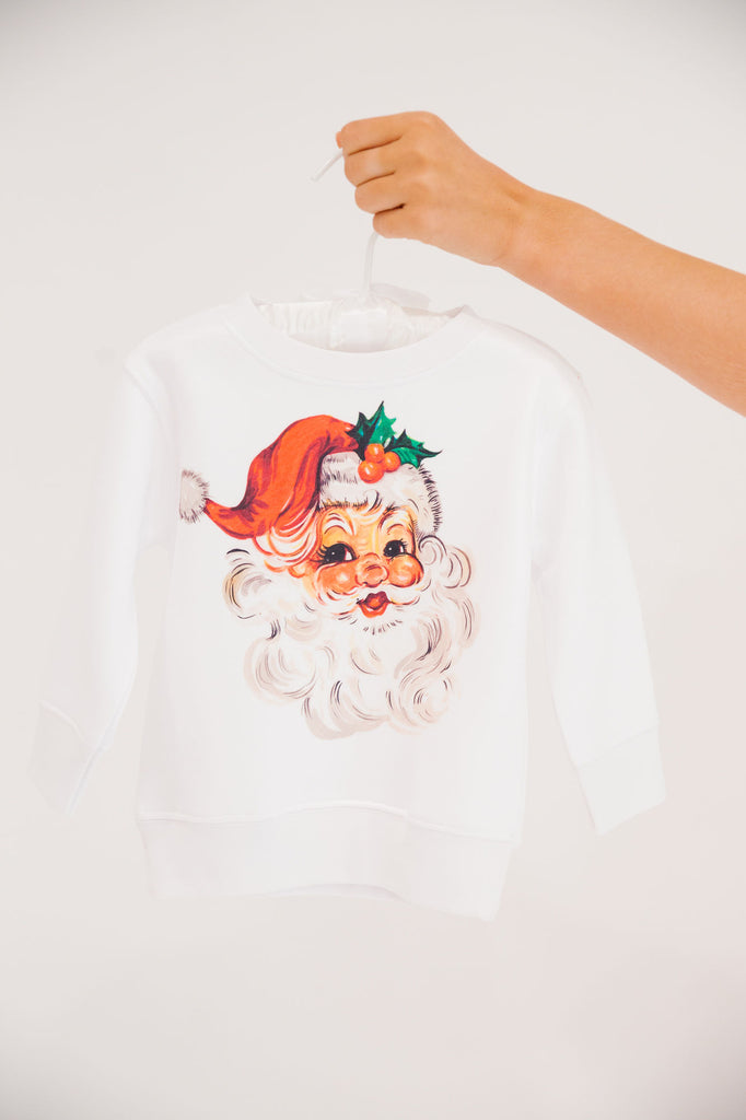 MINI KIDS JOLLY SANTA WHITE PULLOVER PULLOVER Judith March   