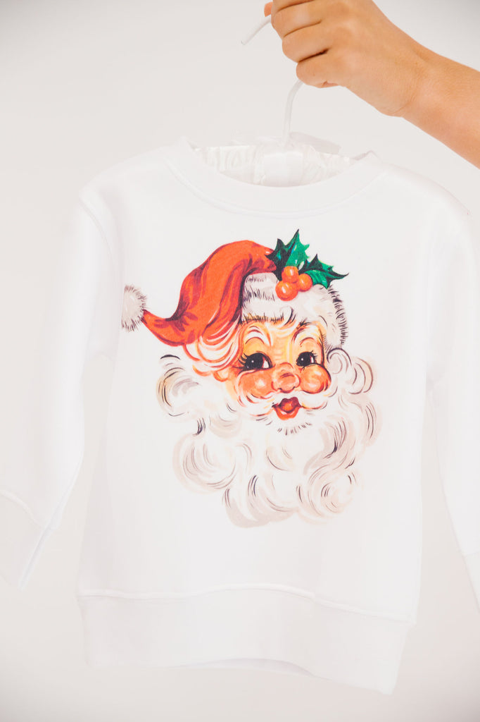 MINI KIDS JOLLY SANTA WHITE PULLOVER PULLOVER Judith March   